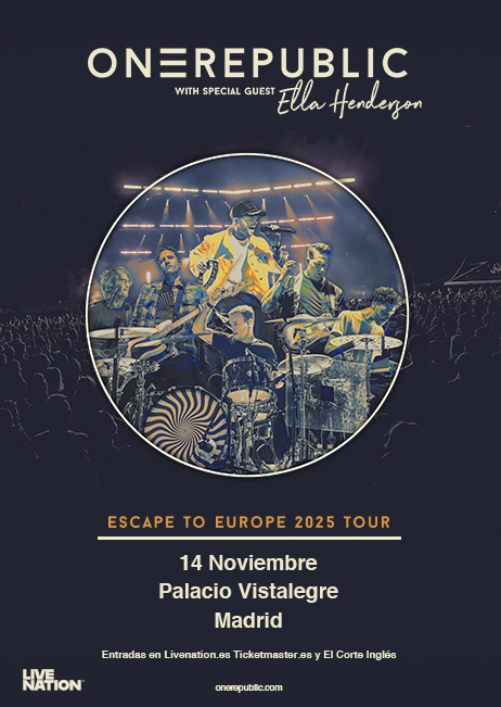 OneRepublic – Escape to Europe 2025 Tour